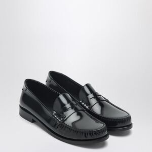 Saint Laurent Black Patent Leather Loafer Men